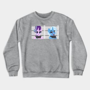 Barbie mugshot Starlight Glimmer and Trixie Crewneck Sweatshirt